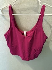 Lululemon Women's Align Tank Top Magenta Size 10 Without Inserts