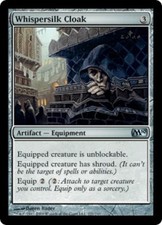 MTG English Whispersilk Cloak NM Normal Magic 2010 Core Set