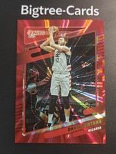 2021-22 Donruss Davis Bertans Red Holo Laser 9/99 Wizards