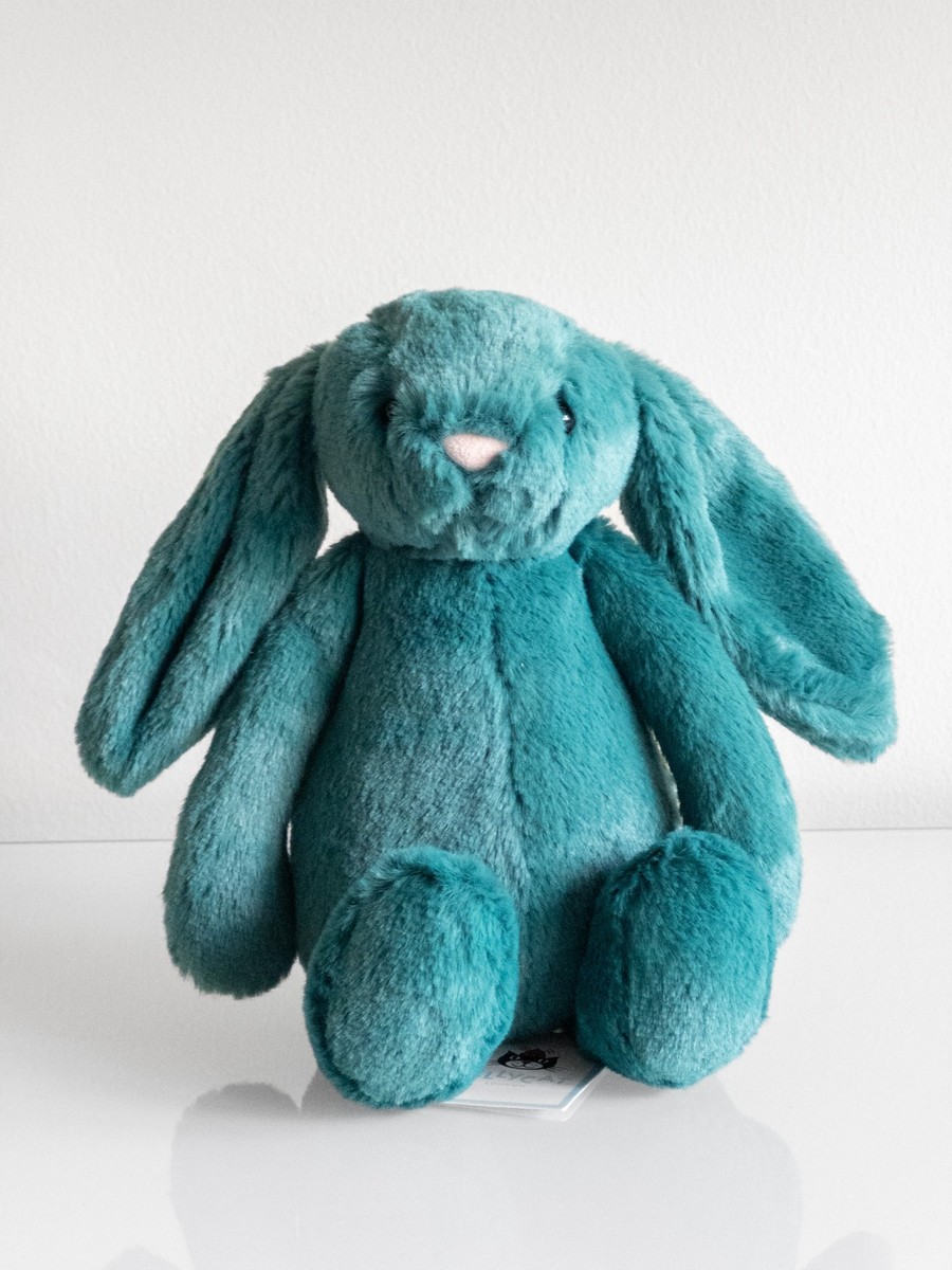 Jellycat Bashful Teal Bunny - SOLD OUT - VHTF - NWT - RARE | eBay