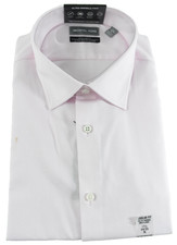 Michael Kors Men's Dress Shirt XL 17.5 34/35 Pink Stretch Regular Fit