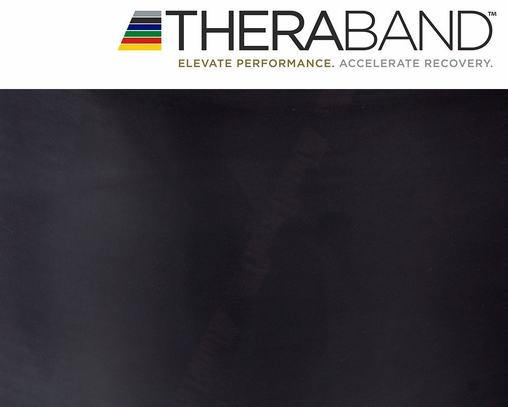 Thera-Band® 2,5m SCHWARZ Besonders Schwer Gymnastikband THERABAND