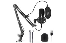 Maono Podcasting Microphone Kit AU-A04 Podcast Condenser Cardioid Metal Mic