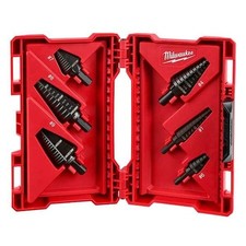 Milwaukee Tool 48-89-9224 Step Drill Bit Set, High Speed Steel, Black Oxide,