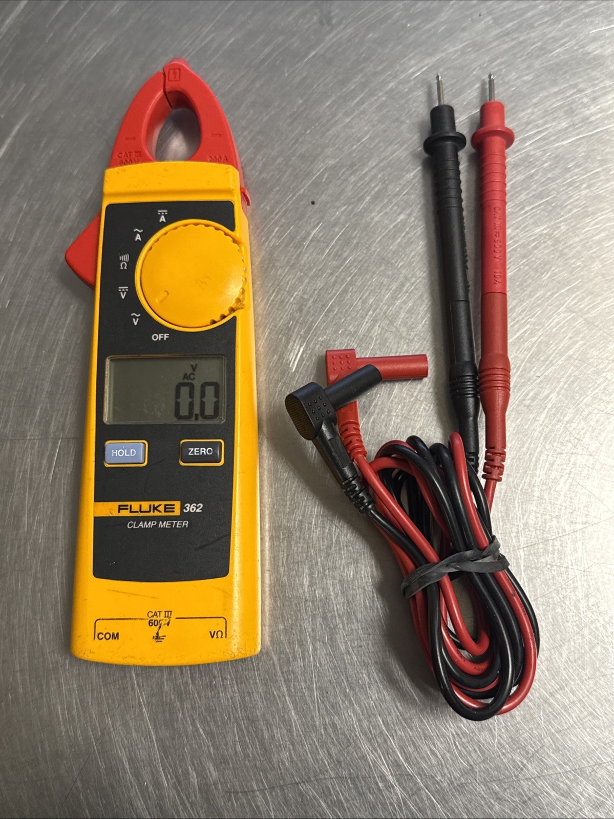 Fluke 362 Handheld Digital Clamp Meter AC/DC Current Voltage 200A 600V 18mm Jaw