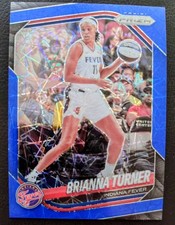 2025-26 Panini Prizm WNBA Blue Velocity Brianna Turner #105