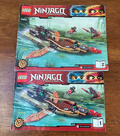 LEGO NINJAGO INSTRUCTIONS BOOKLETS for 9 sets 70679 70652 70591 70623 70609 +