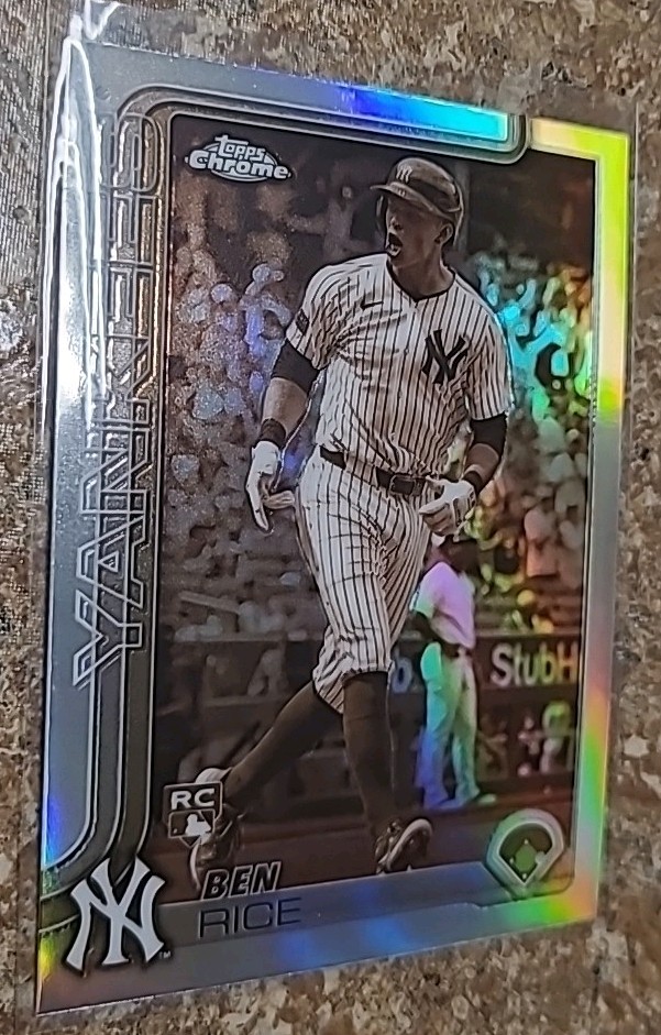 2025 Topps Chrome - Ben Rice #139 Sepia Refractor (RC)