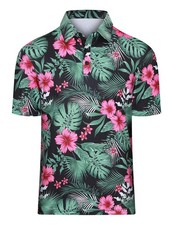 Golf Shirts for Men Dry Fit Short Sleeve Mens Golf Shirt Performance Funny Mo...