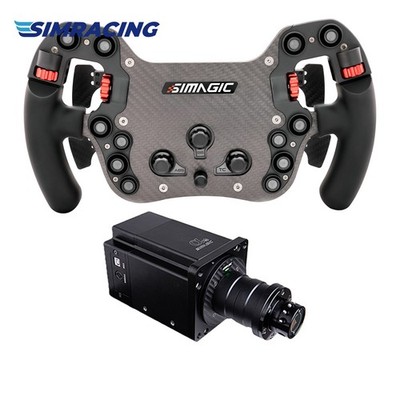 Simagic FX Formula Extreme Wheel Dual Clutch Steering Wheel w/ Alpha Mini Base