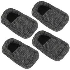 4 Pcs Heavy Duty Walker Ski Glide Covers Replacement for Indoor Outdoor