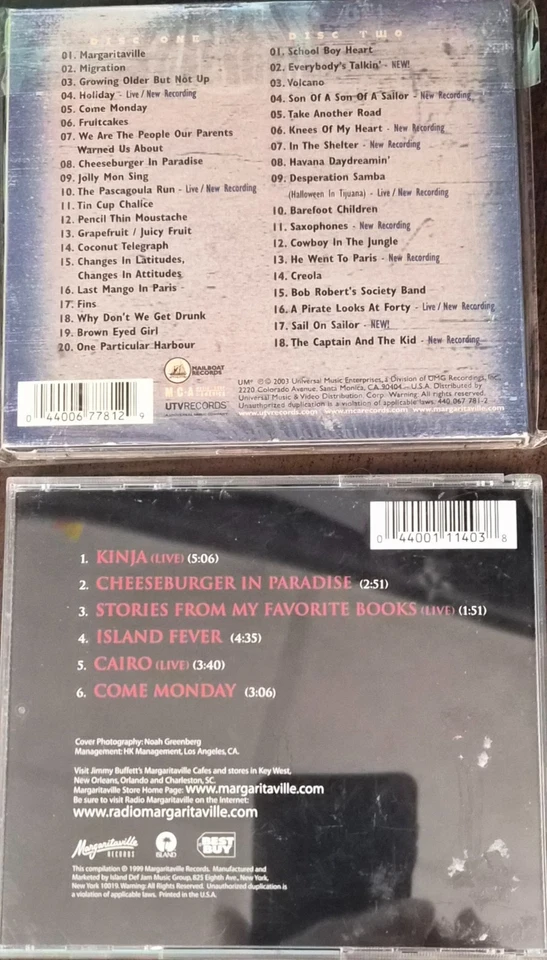 JIMMY BUFFETT "3 CD BUNDLE" C CDS - Image 2 of 3