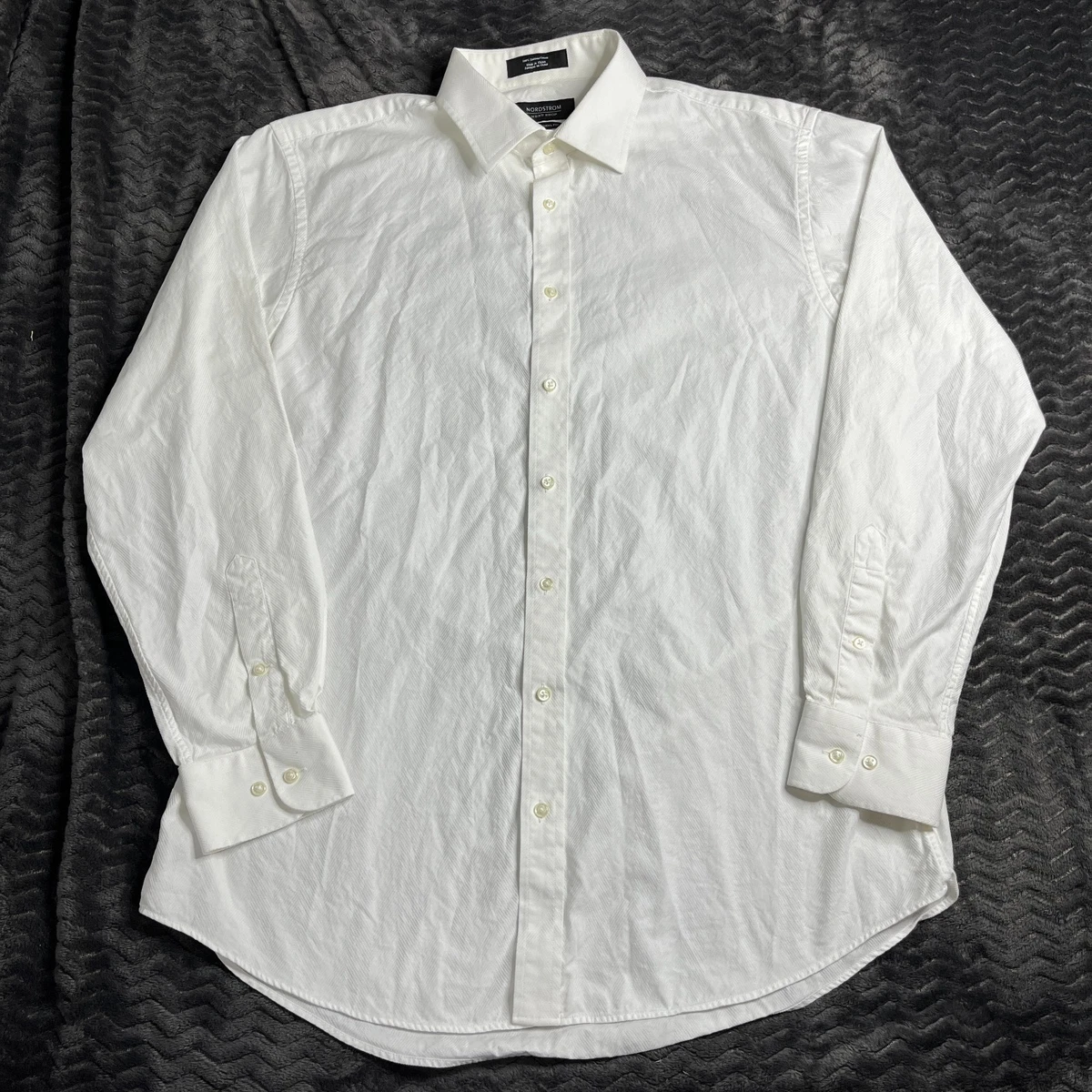 Nordstrom White 100% Cotton Dress Shirts for Men for sale | eBay