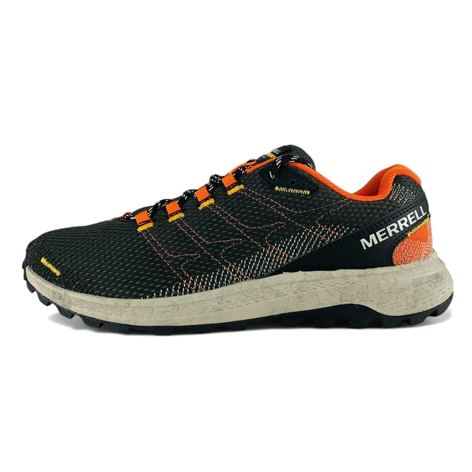 NUOVE scarpe da trail running uomo MERRELL taglia 8 Fly Strike JO67377 NERE.