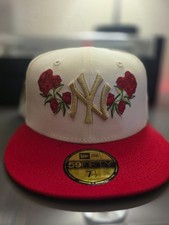 New Era New York Yankees Size 7 3/8 Lids HD Fanatics Fest Rose