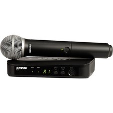 Shure BLX24/PG58 Handheld Wireless System with PG58 Capsule Band H9