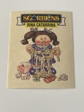 Sgorbions Holidays Clear Leaky Lindsay / Messy Tessie Garbage Pail Kids Italy