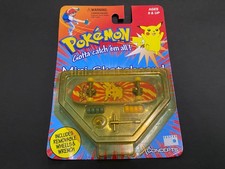 Pikachu Mini Monopatín (H0.8"xL3.8") Pokémon Monster X-Concepts 1999 Figura Juguete.