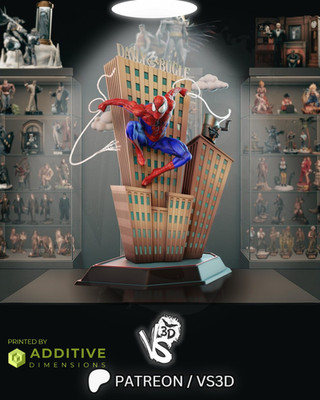 Spiderman von VS3D FAN ART Figur Statue 1:6 Resin 3D gedruckt DIY Modellbausatz