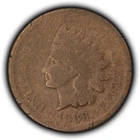 1868 1c Indian Head Small Cent - Good Semi Key Date - SKU-Y6497