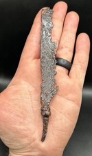 RARE 1660s FUR TRADE 7.5” IRON KNIFE-PA-NY-WHITE ORCHARD-IROQUOIS- Arrowhead