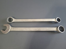 Vintage 1940's Plomb Box & Combination Wrench Set of 2  #1226 & #1131 USA