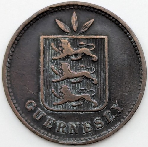 Guernsey; 1, 2, 4 & 8 Doubles Predecimal Coins, Choose Your Coin 1830 - 1956 - Picture 35 of 55