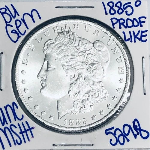 1885 O BU UNCIRCULATED MORGAN SILVER DOLLAR AUTHENTIC U.S.MINT FREESHIPPING 5298
