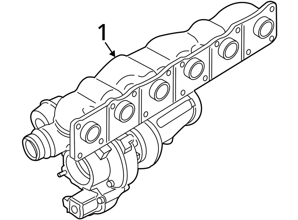Turbo/Supercargador 3,0 L Turbo AWD Se adapta a BMW 535i GT 1660502 10-17 Foto 4 de 4