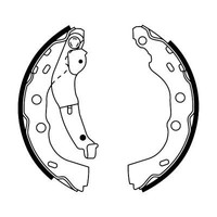 ABE C08027ABE Bremsbackensatz Passend FüR Subaru Suzuki