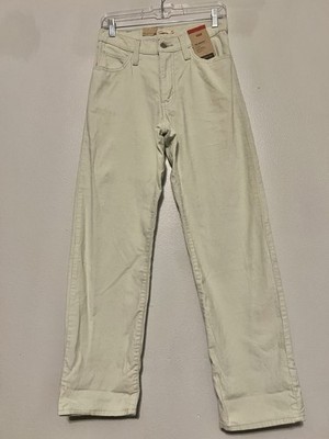 NWT Levi s  94 Baggy Wide Leg Loose Fit Corduroy Pants 26x31 (28x31) Mint Green