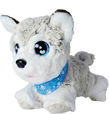 SIMBA CHI CHI LOVE HAPPY HUSKY INTERACTIVE 30CM PLUSH PUPPY WITH 12 COMMANDS