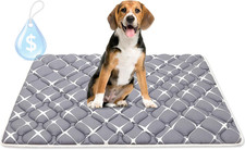 Dog Crate Pad - Ultra Soft, Washable Crate Mat, Anti-Slip Kennel Pad for Small/M
