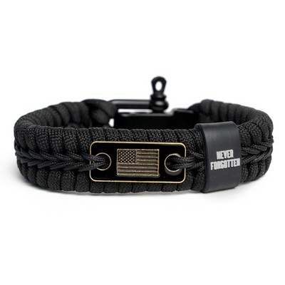 Hero Company Never Forgotten Paracord Bracelet - Tactical Survival Bracelet f...