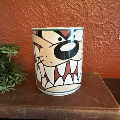 TAZ All Over 20 Oz Coffee Cup Mug Gibson Warner Brothers Looney Tunes 1998
