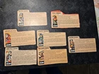 GI Joe File Card Lot INFANTRY
