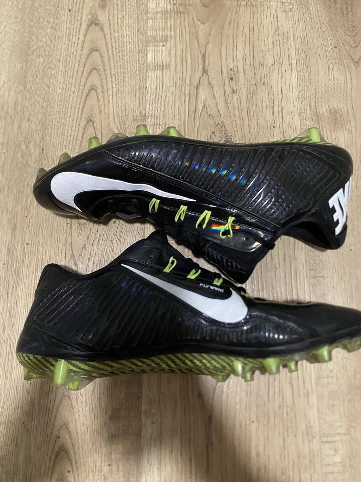 Botines de fútbol Nike Vapor Carbon Elite 2.0 2014 Flywire verde negro para hombre 15 Foto 2 de 3