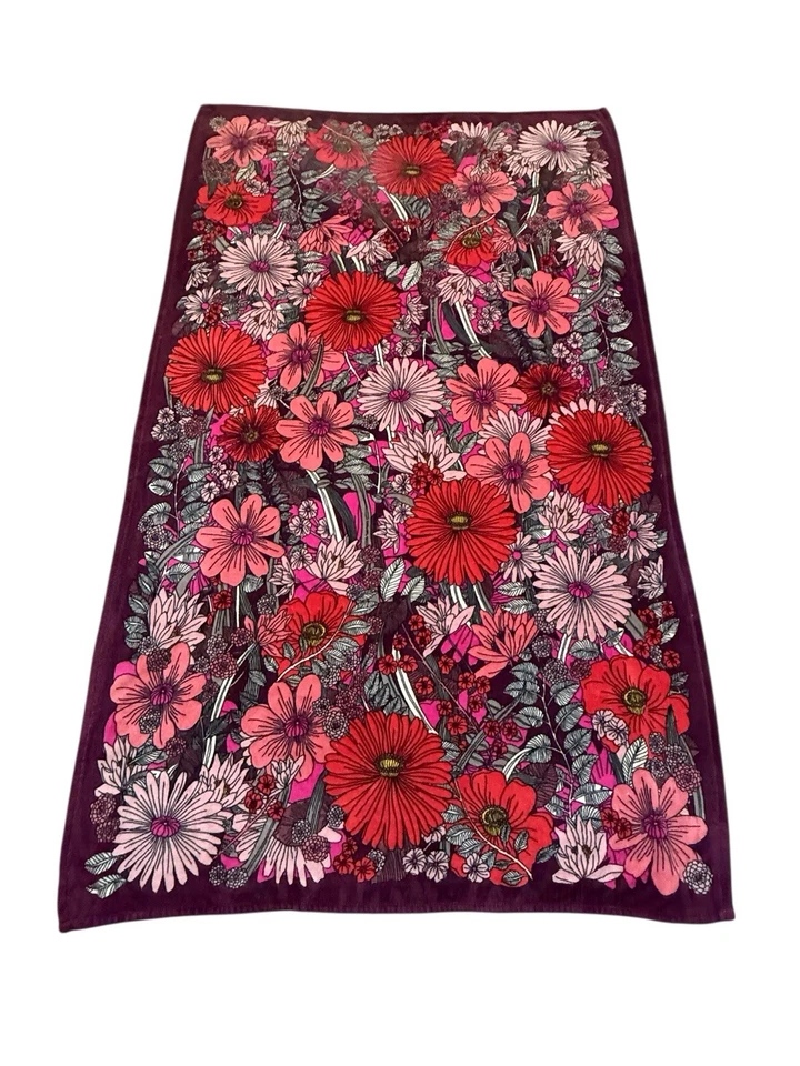 Флисовое одеяло VERA BRADLEY 80 x 50 дюймов фирменное цветочный розовый плед - Изображение 2 из 3