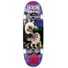 Heroin Skateboard Assembly Curb Killer 9 Merged Assorted 10" x 32.5" Complete