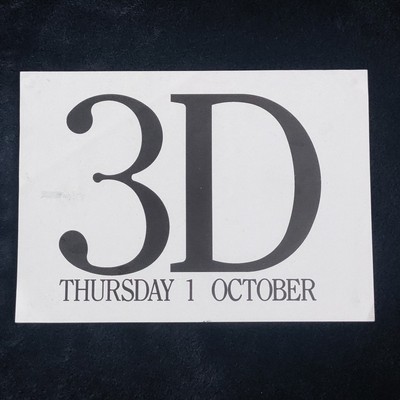 Rave Flyer - A5 - 3D Coalville - Club Flyers 