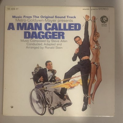 Steve Allen, LP, VG+, A Man Called Dagger, SE-4516
