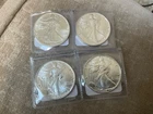 Key date - Lot of 4 1988 .999 silver American Silver Eagles 1 oz plata lot of 4