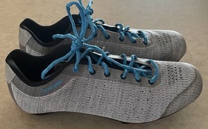 Tommaso Cycling Shoes With Cleats Grey Women's Pista Aria Knit Sz 10