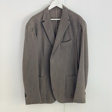 Hydro Made In Italy Men  s Light Grey Sportcoat 60 EU/XXL US