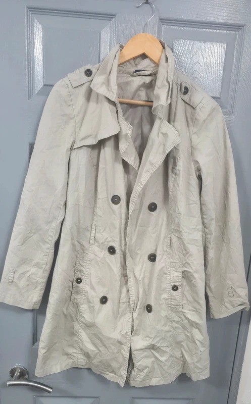 Esmara ladies beige double breasted trench coat 12