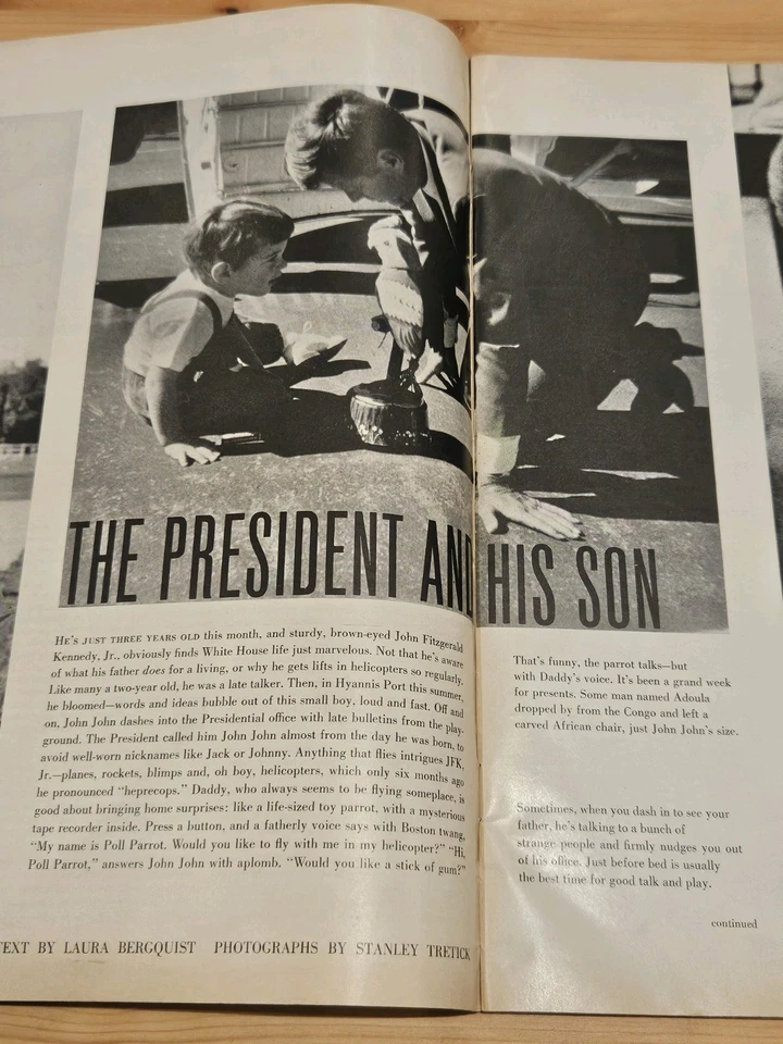 Look Magazine December 3rd 1963 President and His Son Kennedy JFK US news GD+ - Image 2 of 4
