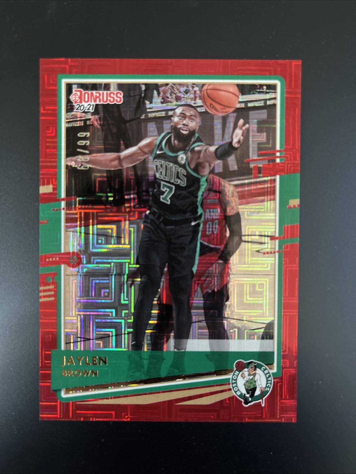 2020 Donruss #161 Jaylen Brown Red Mojo Choice /99