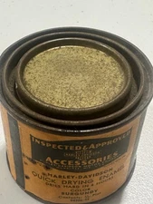 Vintage Harley Davidson HD Burgundy Paint 1/4 Pint Can