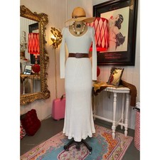 ivory knit maxi dress medium sweater dress classic timeless winter fashion