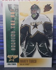 2003 Pacific Marty Turco Chasing The Cup 🚨🚨🚨 Dallas Stars